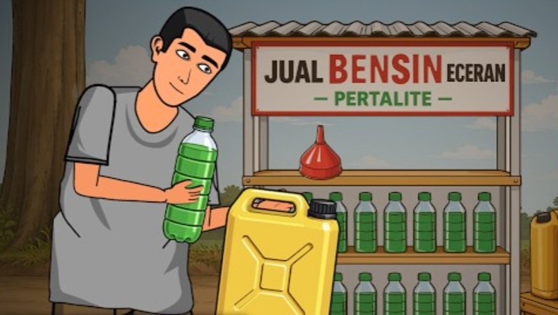 Harga Pertalite Eceran Melonjak, Pengendara Terpaksa Merogoh Kocek Lebih Dalam